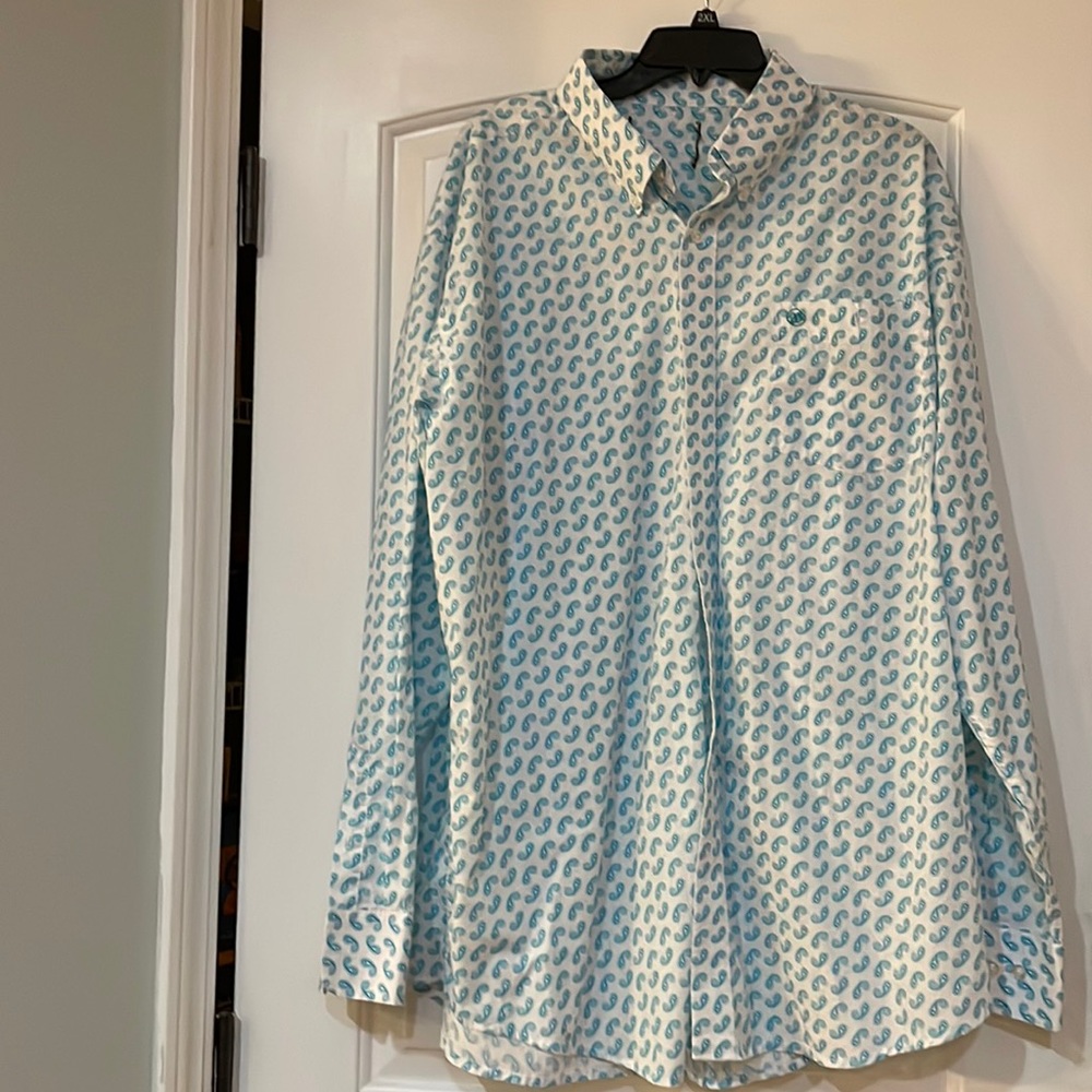 Wrangler button down 2XL shirt